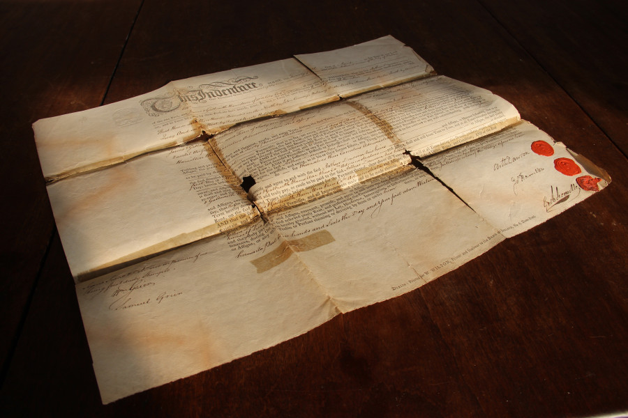 Title deeds are an invaluable research tool 