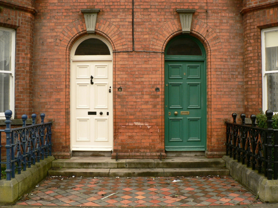Victorian doorways, c.1890