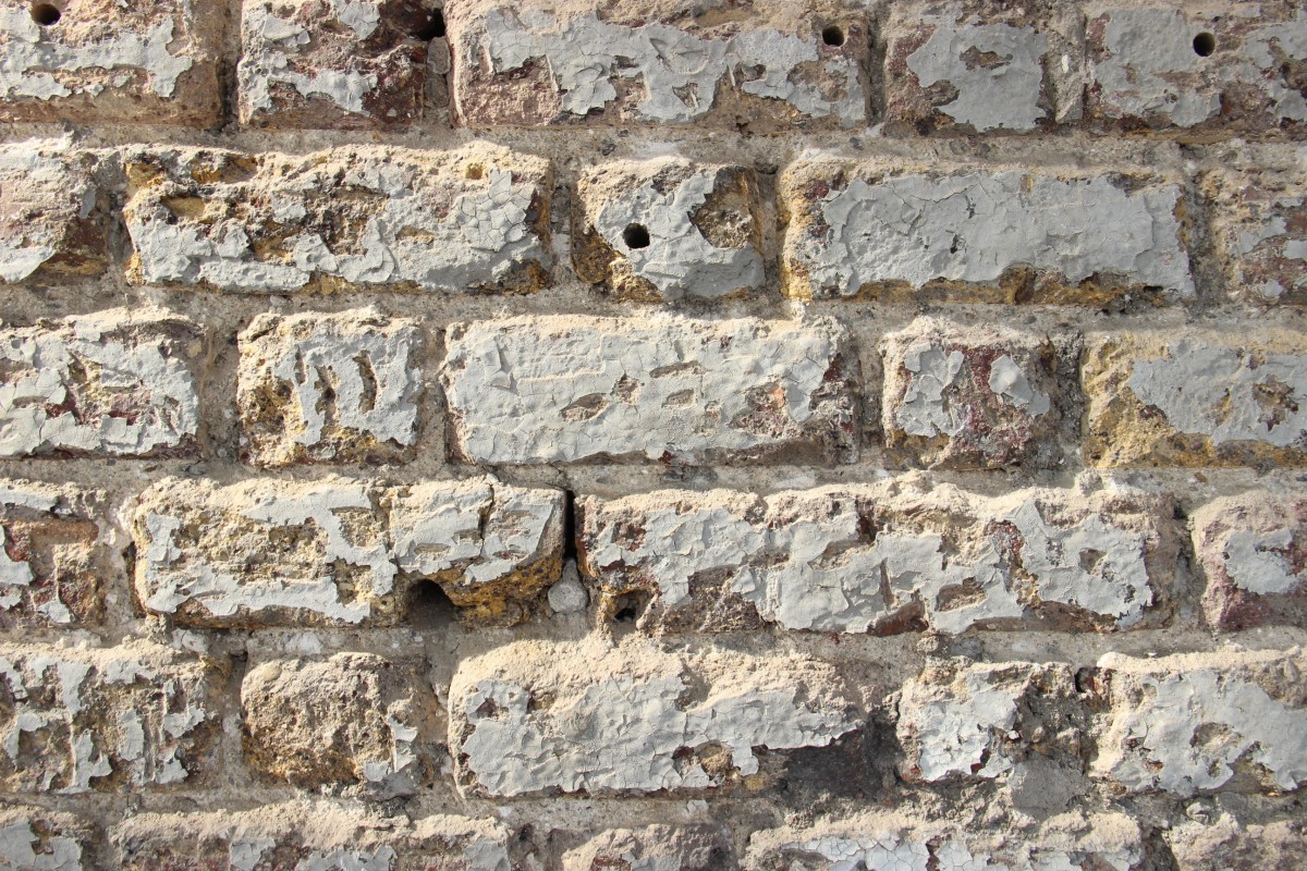 Undercarriage of staircase prior to conservation 