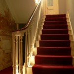 Restored staircase typical of early 19th-century Dublin 